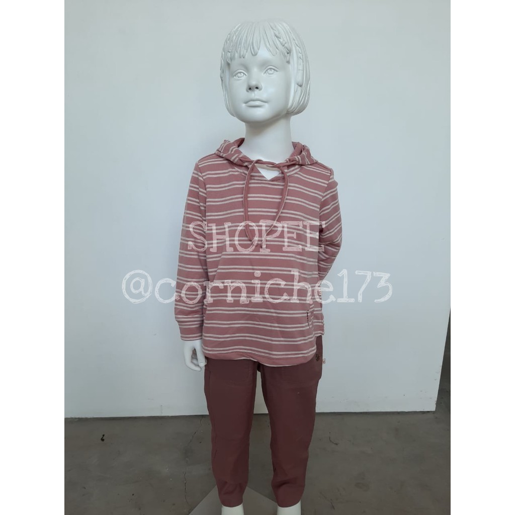 Corniche Kids Hoodie Rose Tee Kids Ungu - TP K23033