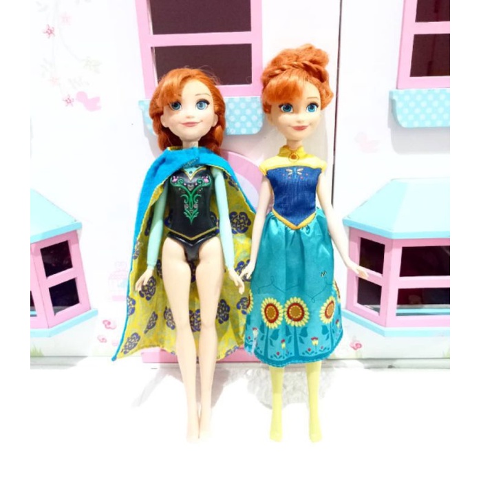 preloved barbie mattel barbie disney frozen  barbie elsa barbie anna