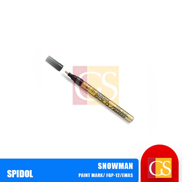 

Spidol Emas / Paint Marker Snowman Gold Permanen FGP 12 Fine Tip
