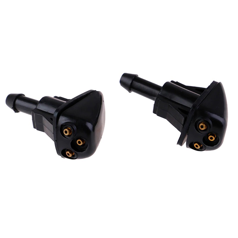 DEFUS Nozzle Air Wiper Kaca Mobil Windshield Washer Spray Nozzle 2 PCS - YY9863 - Black