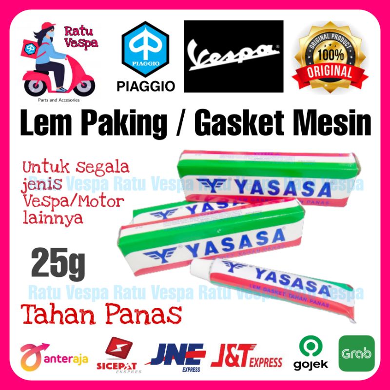 Lem Paking ( Gasket) Lembut dan Kuat ANTI PANAS 25g