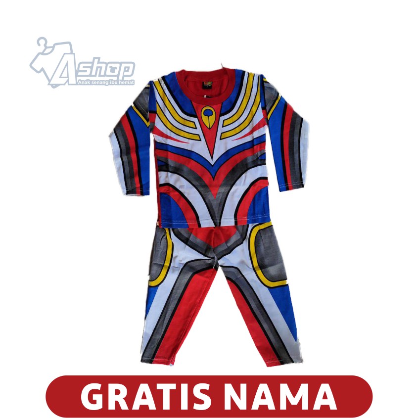 Baju Anak Setelan Ultraman Giga GAIA