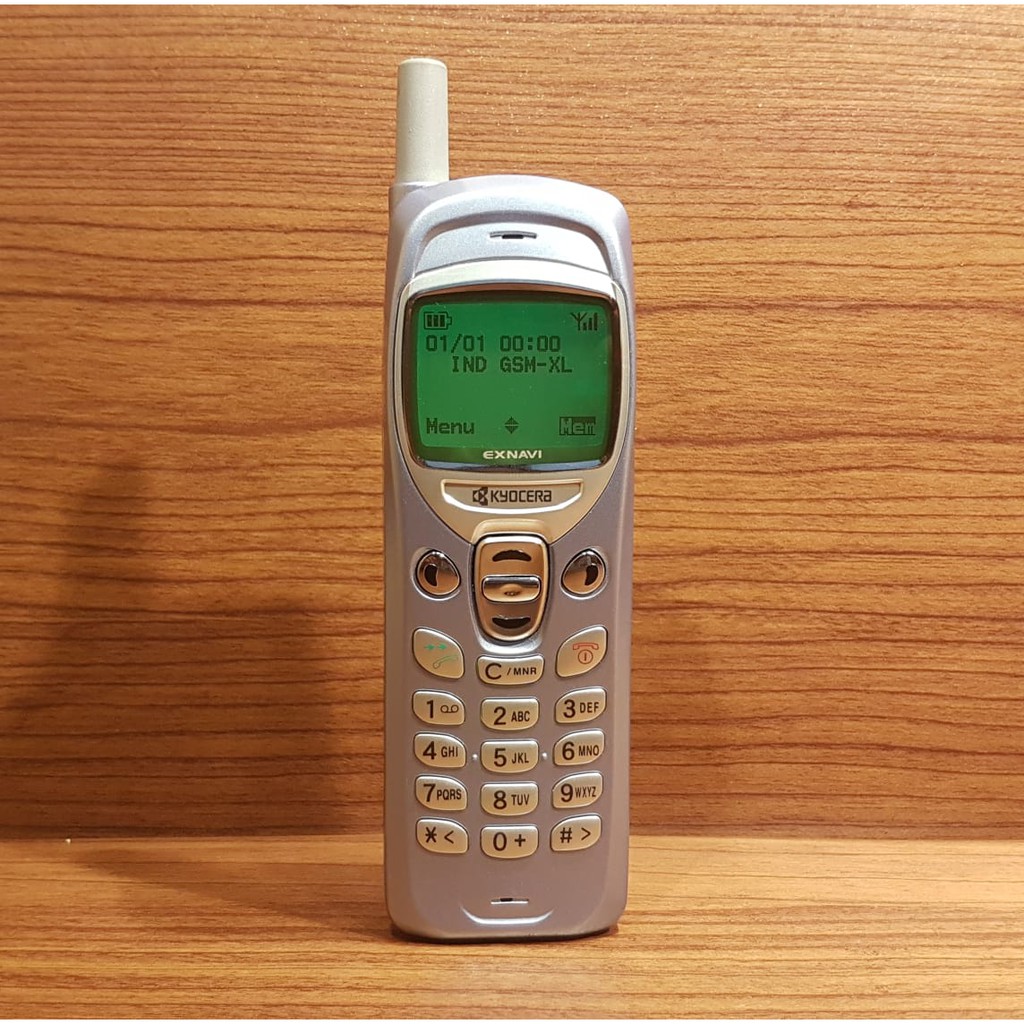 HP Handphone Kyocera TG200 Super Mulus Antena Langka IMEI Tembus Not 5110 or Nokia 7110 or Flip