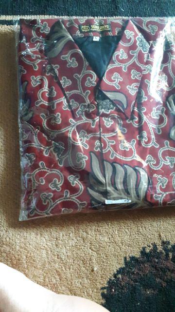 Ada Big Size Xxxxl 5xl_ Batik Pria Lengan Pendek Baturaden Furing Solo