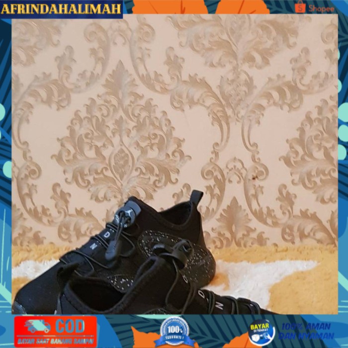 

{TERBARU} Sepatu Anak Nike Air Jordan Slip On Import Black Grade Original