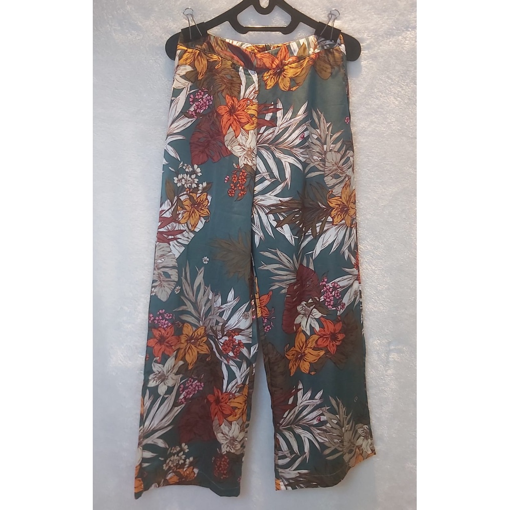 PRELOVED CELANA KULOT BRANDED WANITA MOTIF BUNGA MURAH BY SUPER GURL