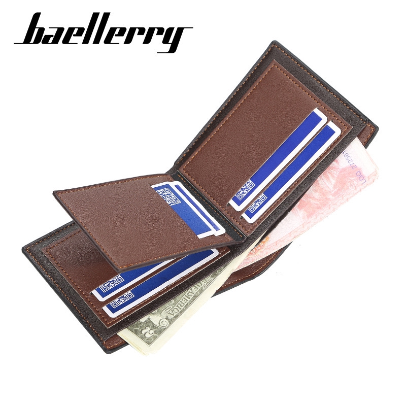 BAELLERRY DR035 Dompet Lipat Kulit Pria WK-SBY