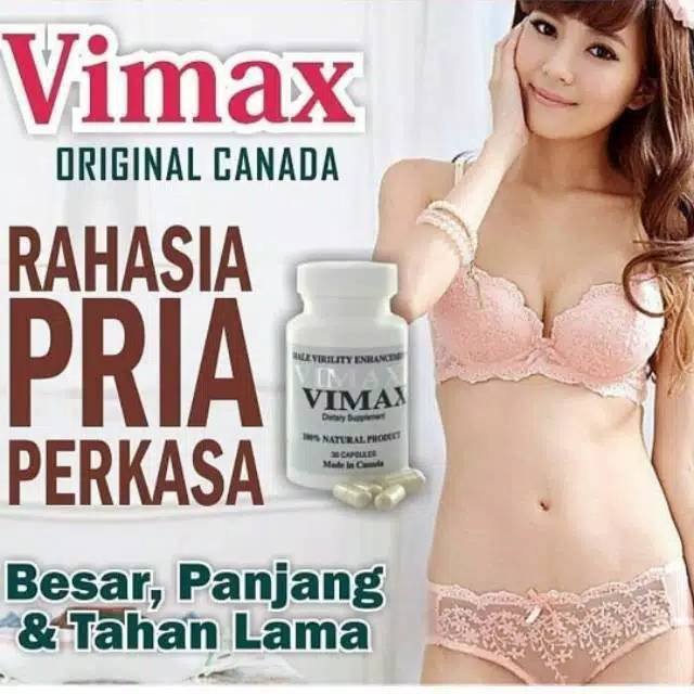 Vmax Capsul Obat Pembesar kelamin Permanen Vimax. Asli izon 3D Made in Canada ORIGINAL KUALITAS