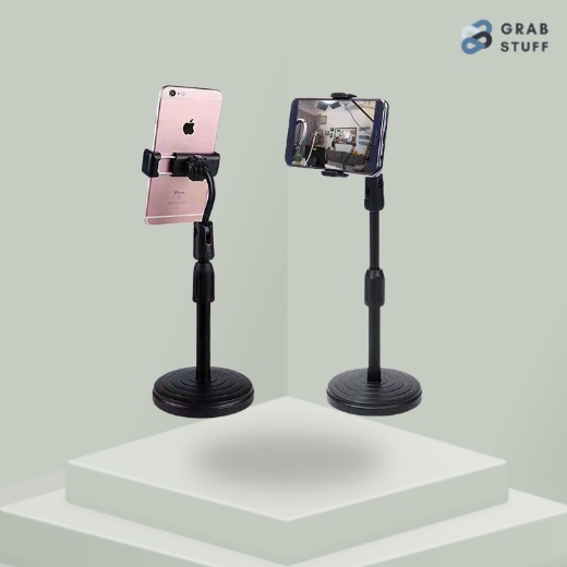 Stand Holder Bracket Smartphone / Stand Hp Berdiri Tinggi Stand Holder Hp Panjang / Holder Smartphone Tripod Stand Vlog Hp Stand Holder Selfi Holder Stand Hp Minimalis / Dudukan Hp Tripod Stand Holder Bracket Jp Holder Hp Murah Berkualitas Bisa Berdiri