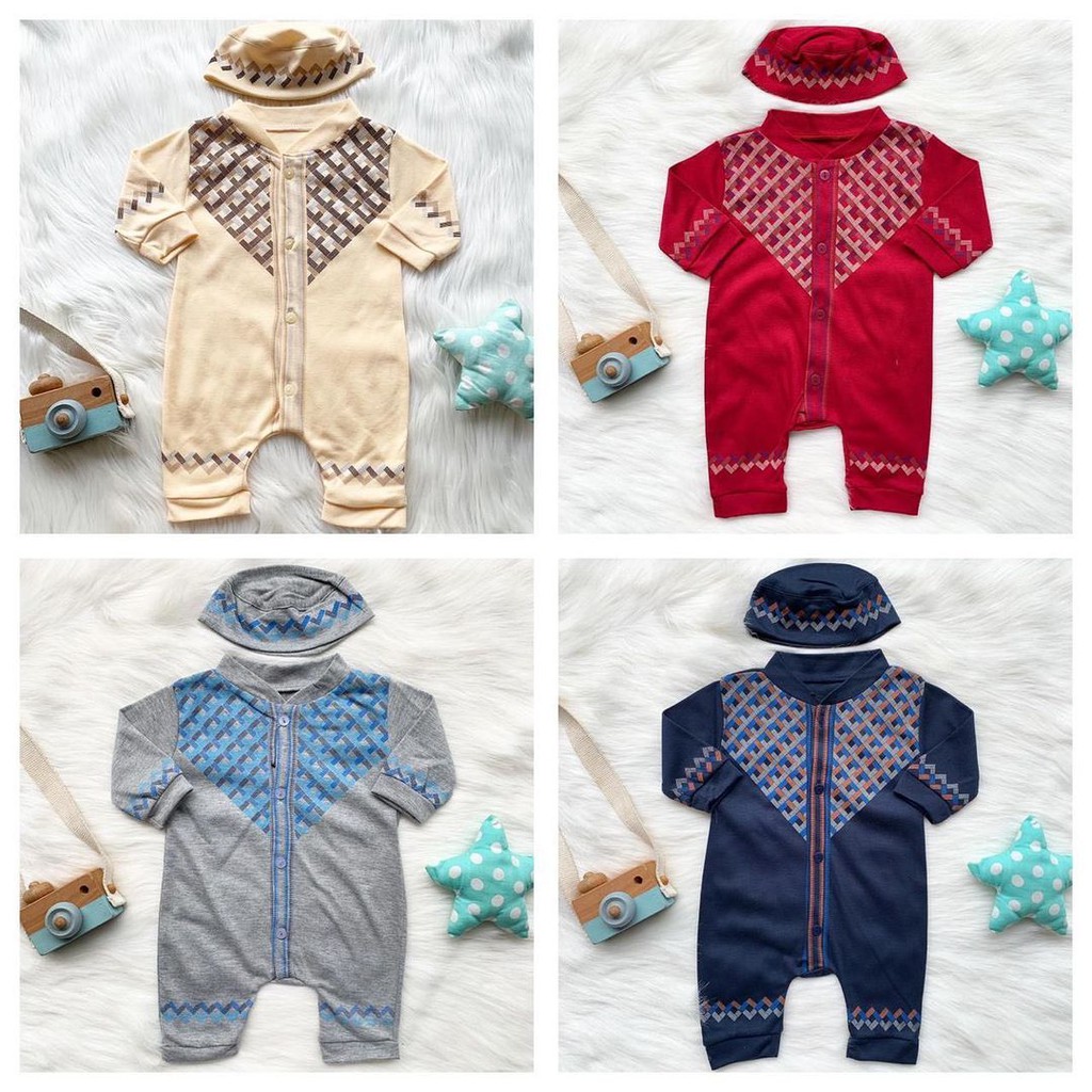 jumper bayi KOKO MIRU ABBY / baju koko bayi laki-laki