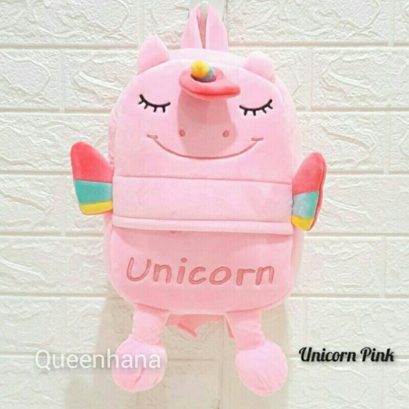 BAGPACK BONEKA / TAS RANSEL BONEKA UNICORN /TAS RANSEL ANAK