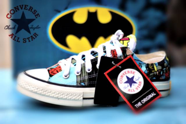 TERBARU!! CONVERSE 70S LOW BATMAN ROBIN EGRET BNIB (IMPORT)