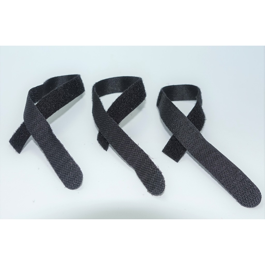 

Velcro Wire Binder Strap/ Pengikat Kabel Serbaguna Hitam BEST SELLER!! 1 PC