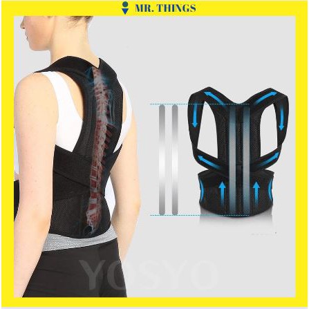 Belt Magnetic Terapi Koreksi Postur Punggung- belt terapi punggung- alat terapi punggung