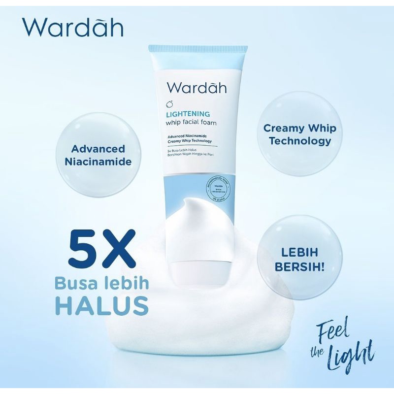 ☀️cahaya acc☀️wardah lightening whip facial foam