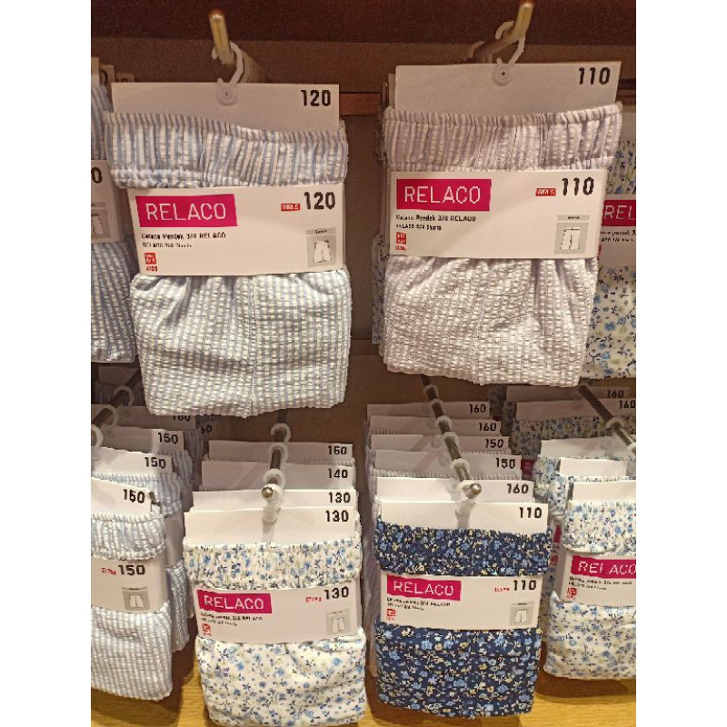 UNIQLO KIDS CELANA PENDEK 3/4 RELACO