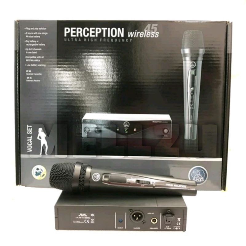 Microphone Wireless AKG WMS 45 Vocal Set