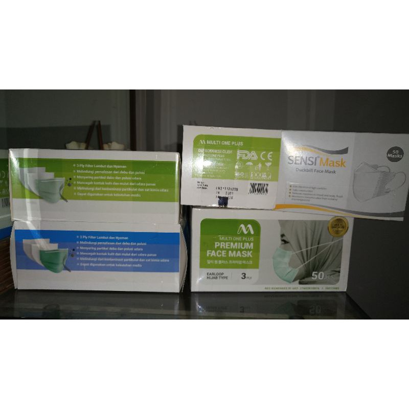 Masker Sensi Duckbill, Anak, Earloop, Hijab