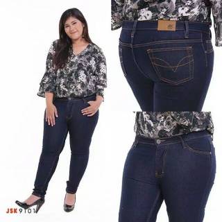 Jumbo Big Size Celana  Panjang Skinny Jeans  Wanita  Cewek 
