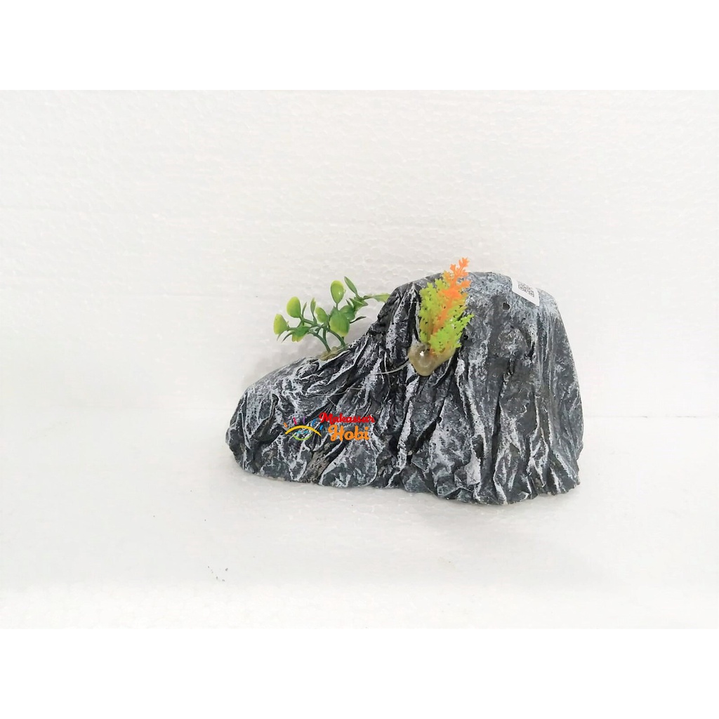 Gunung Mini 10 x 10 cm Hiasan Aquarium Aquascape Ornamen Akuarium Ikan