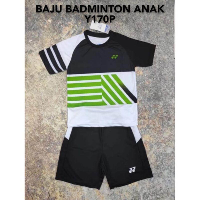 BAJU BADMINTON ANAK/ SETELAN ANAK BULUTANGKIS LINING