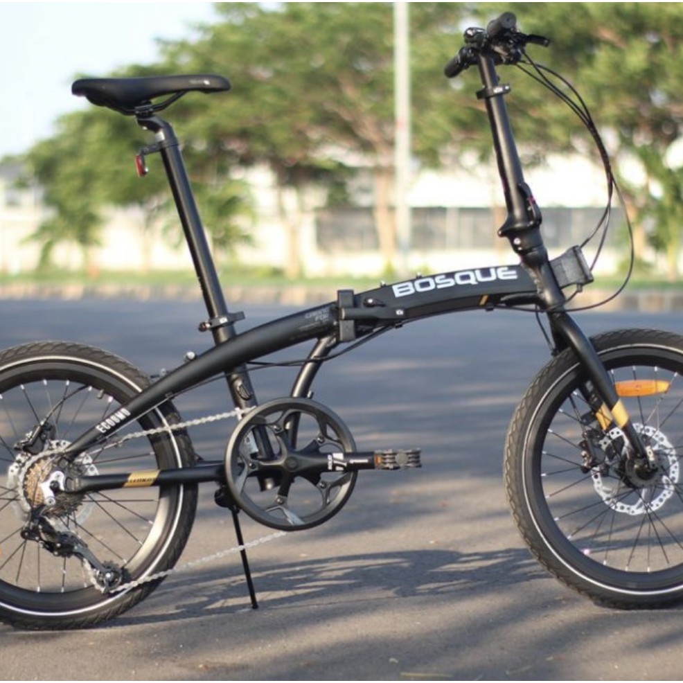Sepeda Lipat Folding Bike Element BOSQUE 20 Inch 8 Speed Include HELM