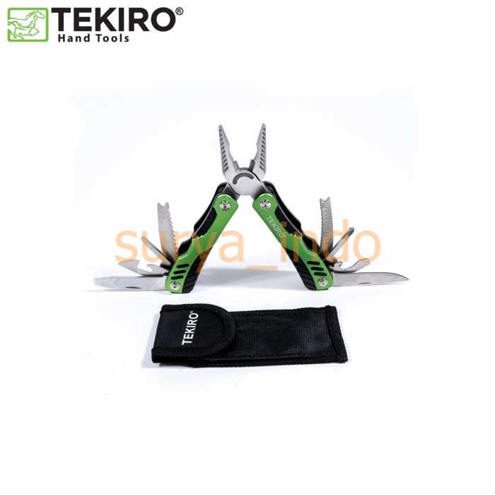 TANG LIPAT MULTIFUNGSI 18 IN 1 TEKIRO GT-MP1707 MULTIFUNCTION PLIERS