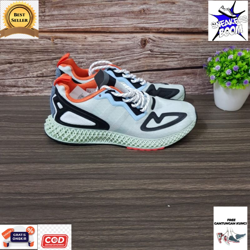 Sepatu Adidas ZX 2K 4D Dash Green Premium Original
