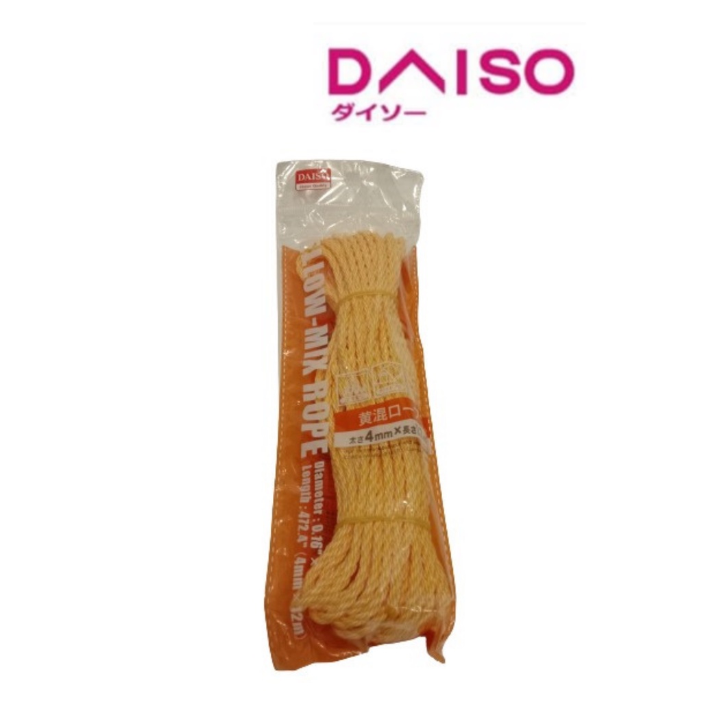 

DAISO YELLOW - MIX ROPE 4mm x12mm