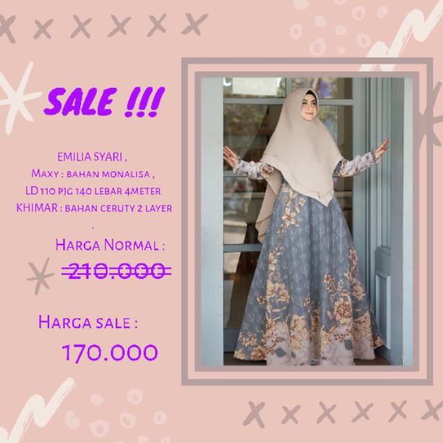 DISKON / PROMO / SALE / GAMIS DEWASA