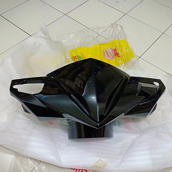 batok depan vario 125 fi techno KZR set visor