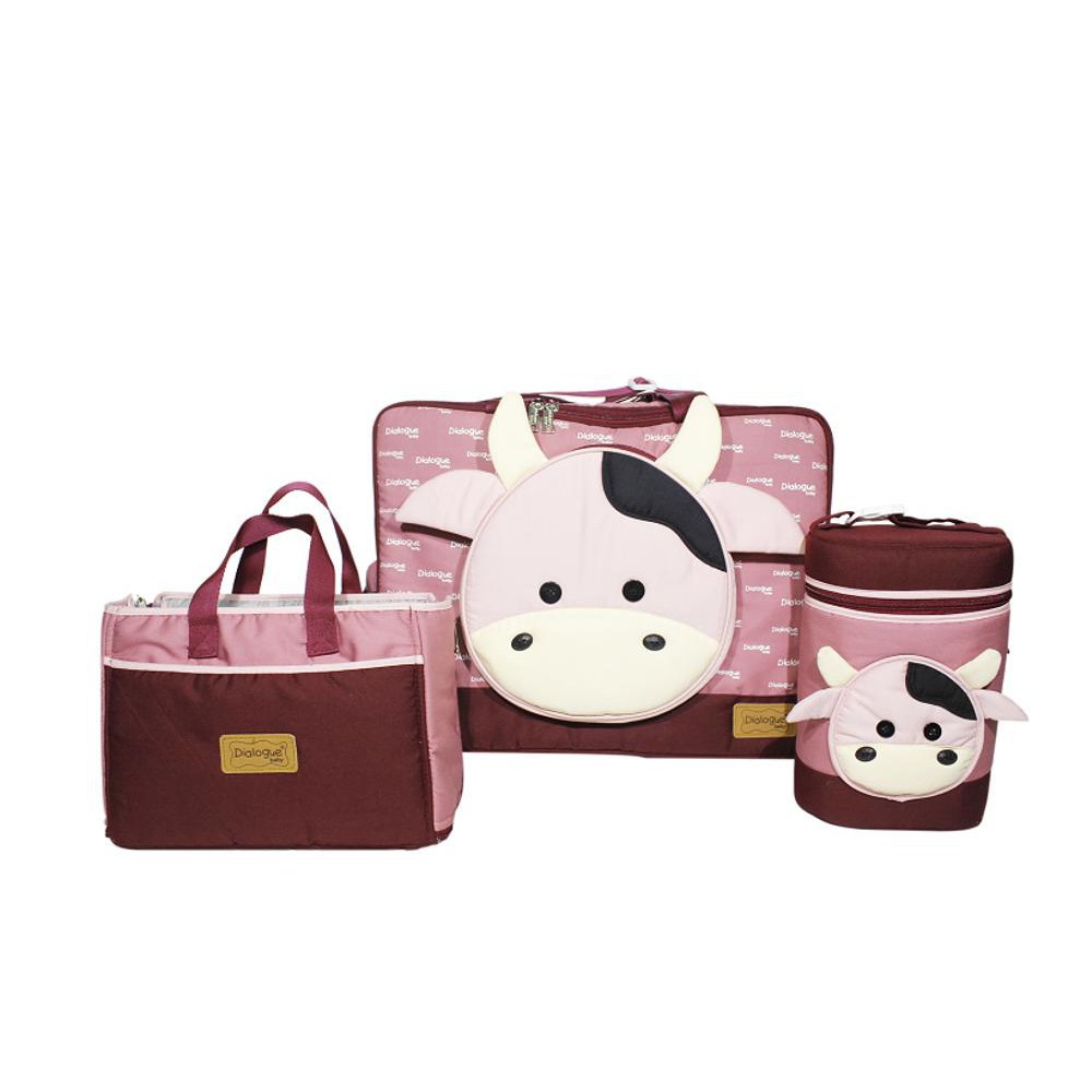 Promo !! TAS DIALOGUE BESAR DGT 7127 FREE TAS MINI DAN TAS BOTOL SUSU