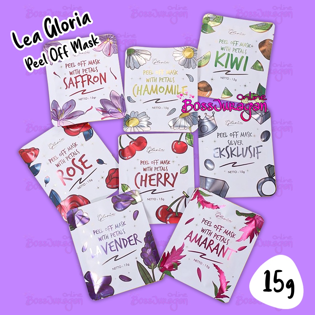 (BOSS) NEW Lea Gloria Peel Off Mask - 15g | Makser Peel Off Lea Gloria