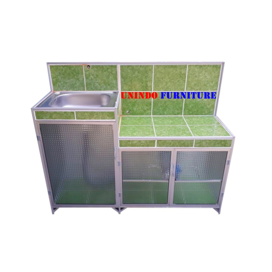 RAK CUCI PIRING WASTAFEL DAN MEJA KOMPOR FULL KERAMIK