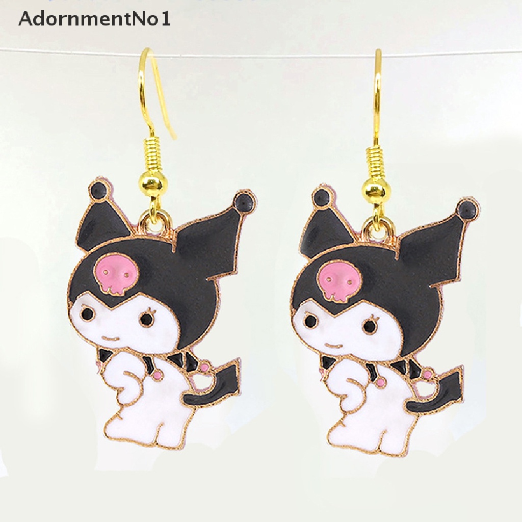 (AdornmentNo1) Anting Gantung Panjang Kait Motif Kartun Kelinci Untuk Perhiasan Wanita / Cosplay