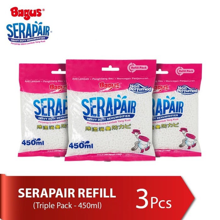 Triple Bundle Bagus Serap Air Refill 450 ml Non-Perfumed