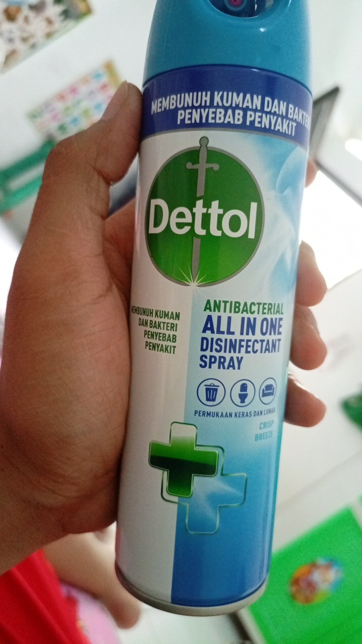 Dettol All In One Disinfectant Spray 450ml Ori 100%
