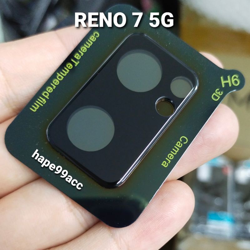 Reno 7 Z 5G Reno 7 5G tempered glass camera anti gores kamera 3D Black