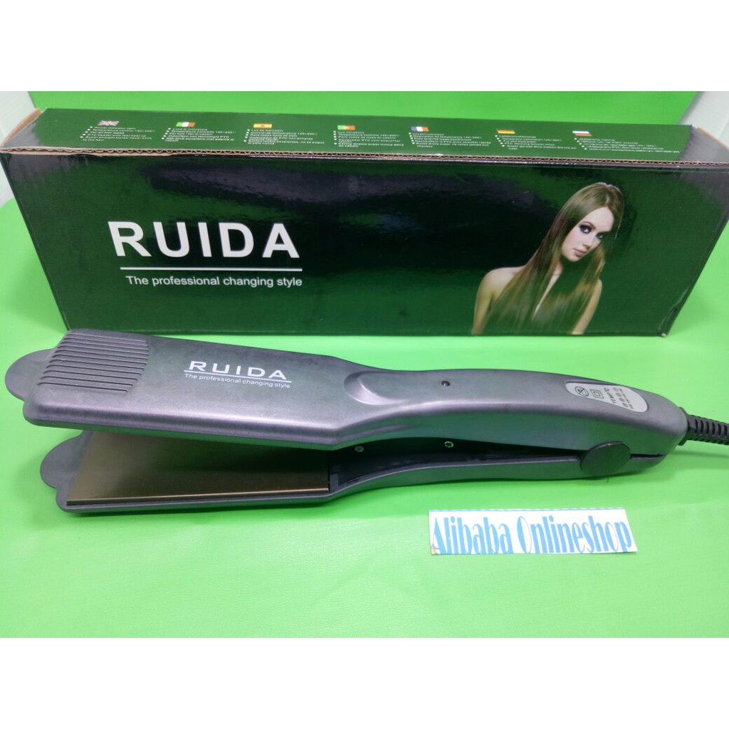 CATOKAN RUIDA LEBAR PELURUS RAMBUT , CATOKAN SALON , ADA PENGATUR SUHU , ORIGINAL , PLAT LEBAR