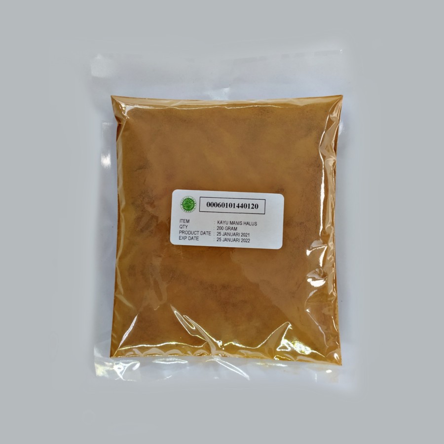 

Kayu manis Bubuk/Cinnamon Powder 200 gr Pure Asli 100%