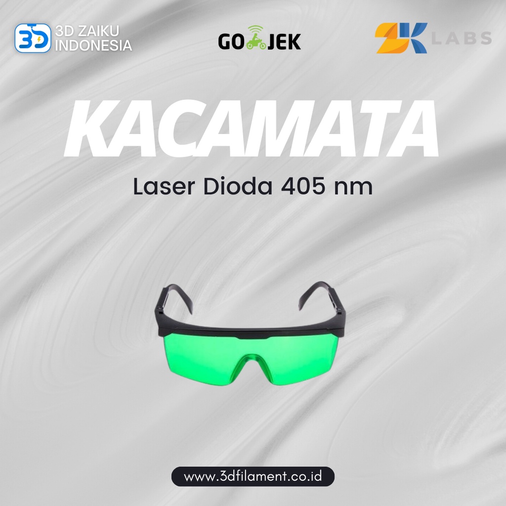 ZKLabs Kacamata Laser Dioda 405 nm Laser Engraving Diode Eyeglass