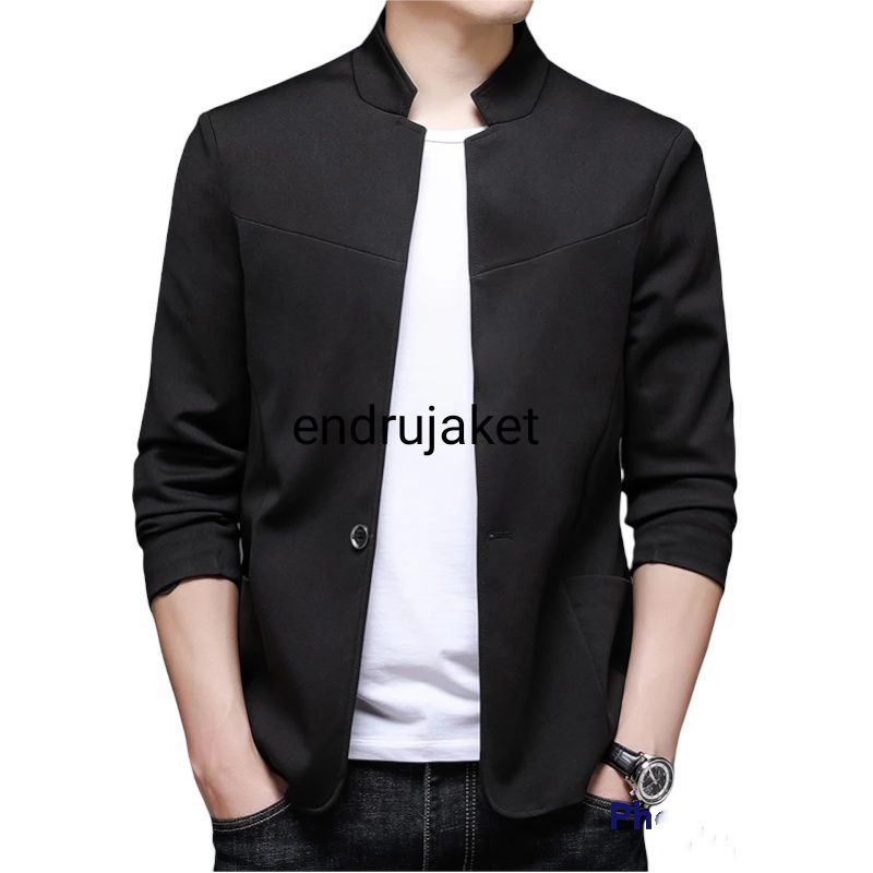 JAKET formall  pria tanpa sleting penutup