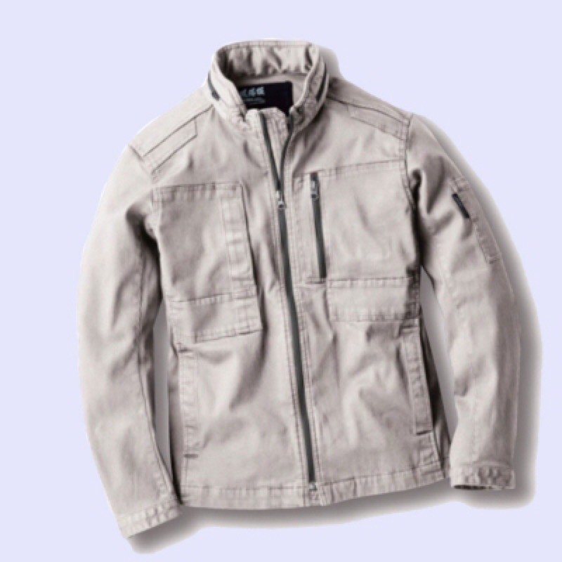 GenB Utility Hood Jacket Cream - Jaket Pria Branded