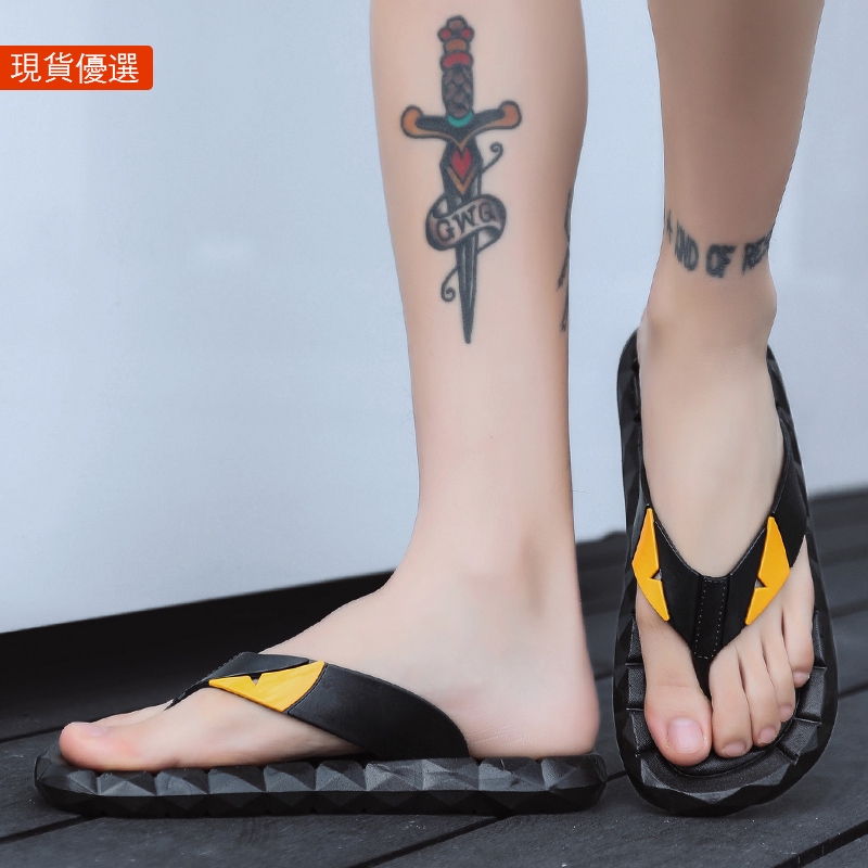  Sandal  Selop Korea Motif Monster Kecil  Untuk Pantai musim 