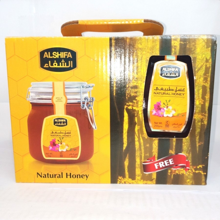 Madu Al Shifa Paket 1kg + Free 250gr Asli 100% Natural Honey - BPOM