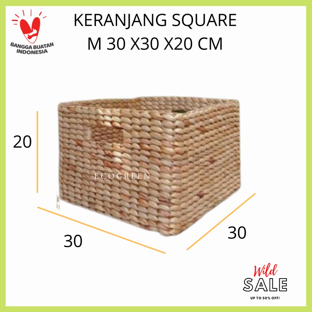 box lubang/storage/keranjang anyaman / box / box serbaguna / box anyaman Langsung Pengrajin