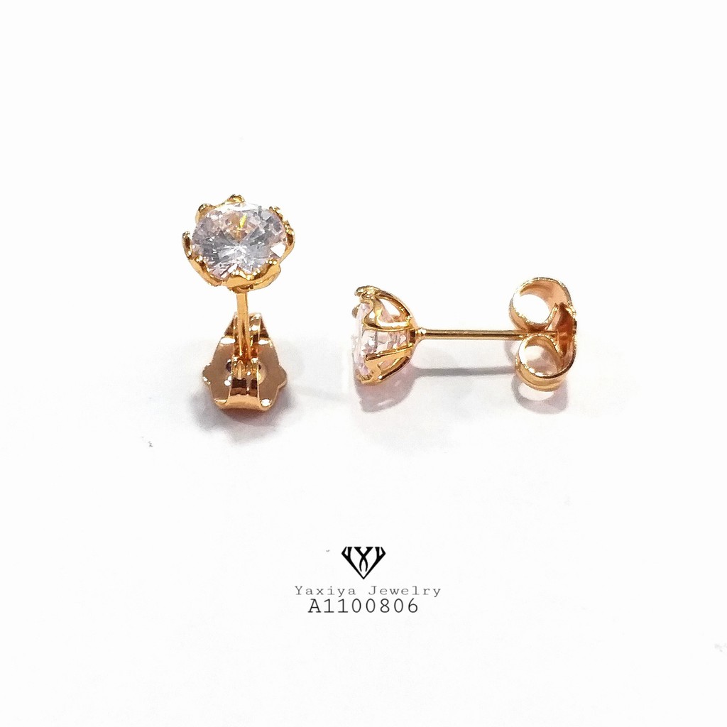 

Anting Tusuk Wanita Mata 1 Perhiasan Lapis Emas 18K Yaxiya Jewelry 142