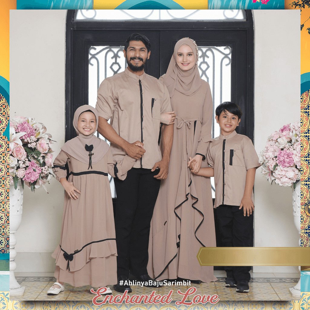 Elfa 183 Warm Taupe Sarimbit Ethica Gamis Kagumi 176 69 Koko Kahfi 104 138 Anak Kids Dewasa