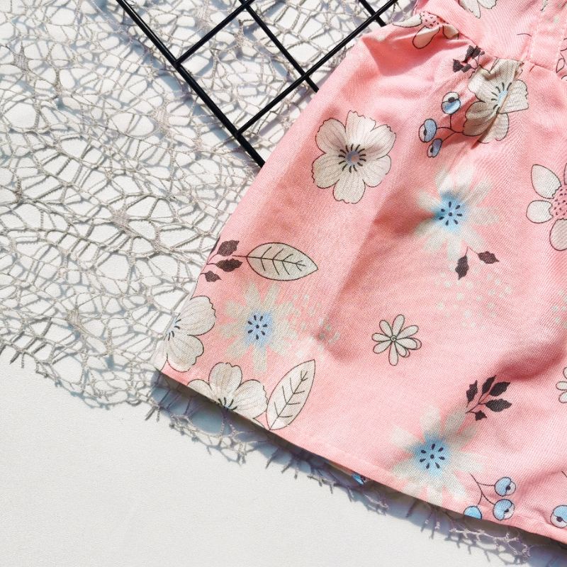 Gladys Pink Dress Anak Bayi Newborn Aqiqah Akikah Newborn-2
