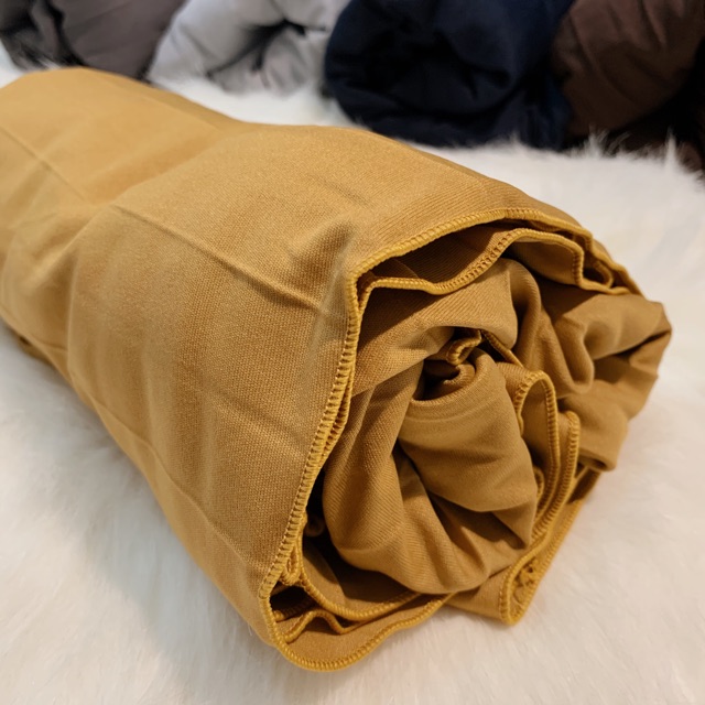 Rok Plisket Premium Warna Kuning Mustard